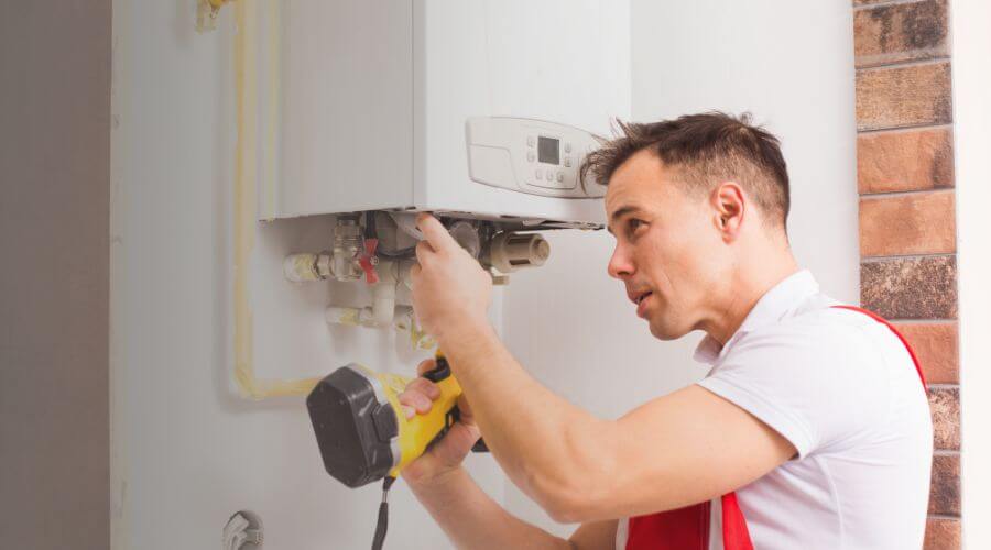 Local tankless water heater installation in Portage, IN